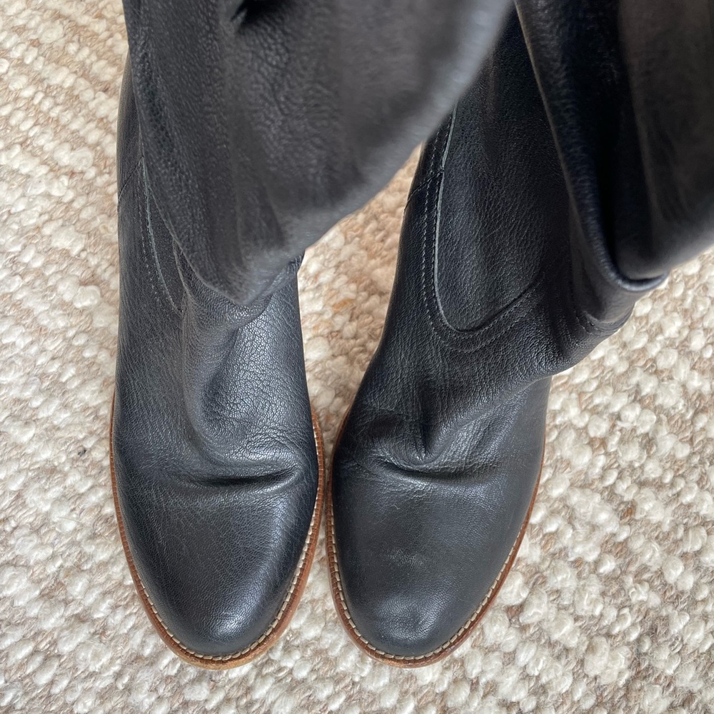 Vintage Coach knee high boots sz 8.5 Loeffler Randall riding boots - Picture 2 of 5